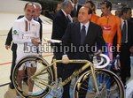 Silvio Berlusconi visita la pista della Fiera a Milano