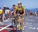 Vuelta Spagna 1996 - Maurizio Fondriest (Roslotto) - Paolo Lanfranchi (Mapei) - BettiniPhoto©2011
