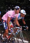 78¡ Giro d'Italia 1996 - Pieve di Cento - Rovereto -Tony Rominger (Mapei- GB) - Piotre Ugrumov (Gewiss - Bianchi) - BettiniPhoto©2011