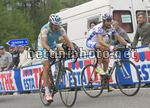 Giro d'Italia 2012 - 19a tappa - Treviso - Alpe di Pampeago - 198 km - 25-05-2012 - Roman Kreuziger (Astana) - Sandy Casar (FDJ - Big Mat) - BettiniPhoto©2012